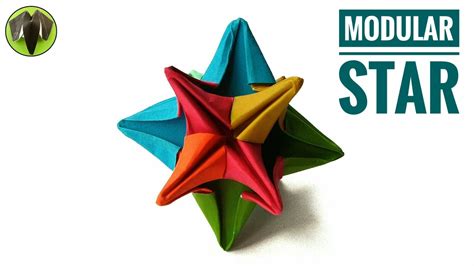 Modular Star Origami Diy Tutorial By Paper Folds 838 Youtube
