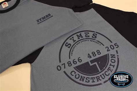 Gear up with our construction work shirts and custom hi vis reflective clothing. Workwear for Symes Construction - Elusive Press ...