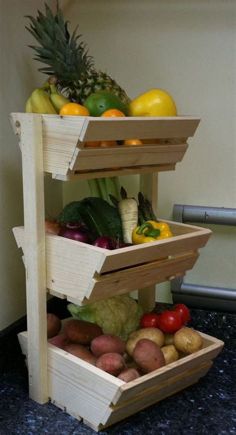 I now have storage ideas for my knives, my baking dishes, and even my spices, so i wanted to share some of the projects that i found to be the most useful. 36 best Home / Vegetable rack images on Pinterest ...