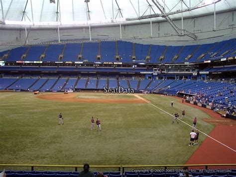 Tropicana Field Seating Chart With Rows Outfield Two Birds Home
