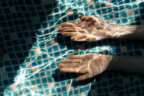 Anonymous Woman With Hands Under Water By Stocksy Contributor Vladimir Tsarkov Stocksy