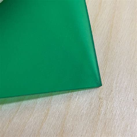 Acrylic Frosted Emerald Green Frosted Two Sides Makerstock