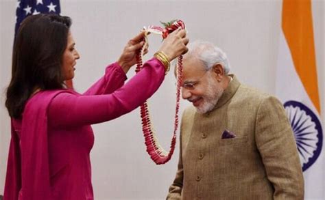 Photos Narendra Modi Gets Gita As T From Us Lawmaker Tulsi Gabbard