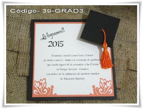Segunda colección de ejemplos de diseños de tarjetas de invitación para graduaciones, podrás encontrar todos estos vectores en formato, adobe imprime estos trabajos en papel satinado ya que da mucha elegancia para una graduación en especial para los colores dorados, o puedes imprimirlos. 153 best images about IDEAS GRADUACION on Pinterest ...