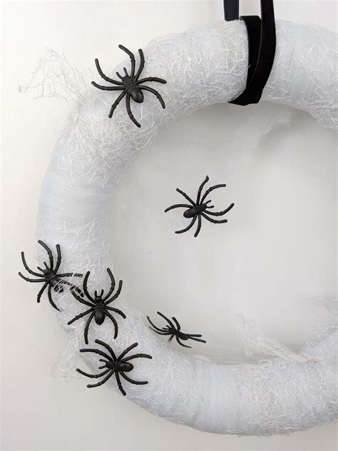 Spider Web Wreath Spider Wreath Halloween Wreath Door Etsy