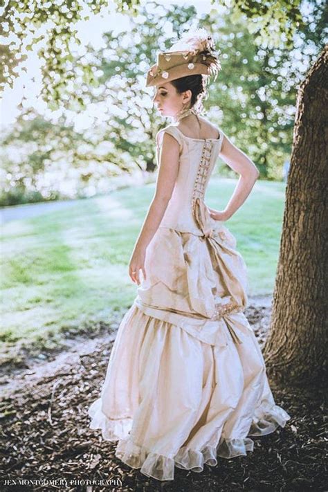 Alternative Wedding Dress Unique Victorian Bustle Gown