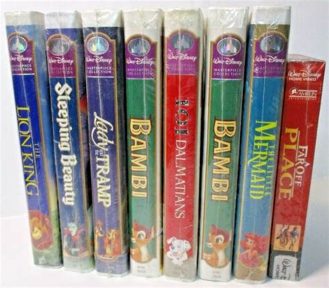 Lot Of Sealed Walt Disney Vhs Tapes Clamshell Case Masterpiece My Xxx Hot Girl