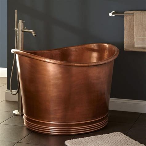 Cute L Round Tub Antique Copper Seat In Japanese Soaking Tubs For Small