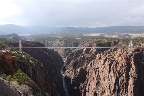 Royal Gorge Bridge Colorado Usa Highest In The World From 1929 To