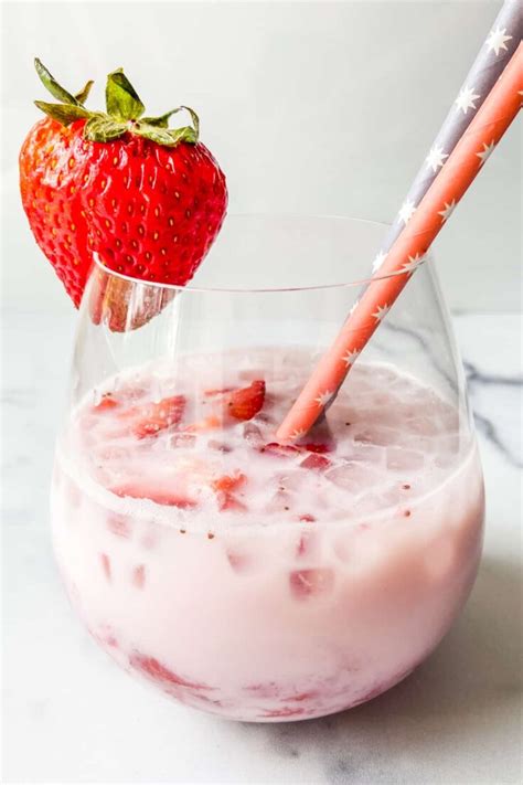 Strawberry Milk Recipe This Healthy Table