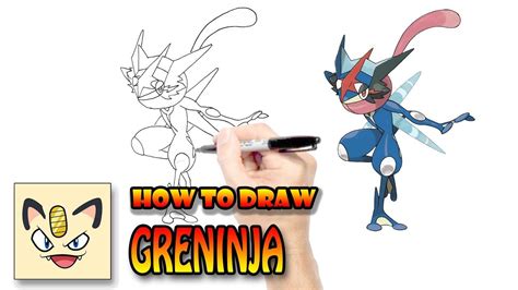 How To Draw Mega Greninja From Pokemon Easy Pokemon Drawings Pokemon