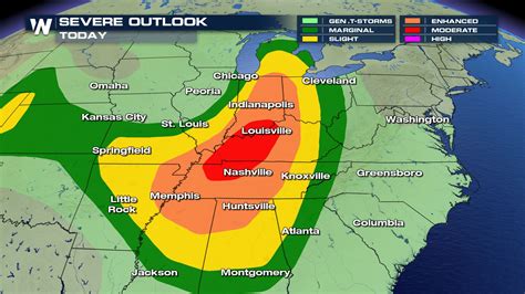 ☂ online precipitation map and other weather maps. A Moderate Risk of Severe Weather Forecast Friday ...
