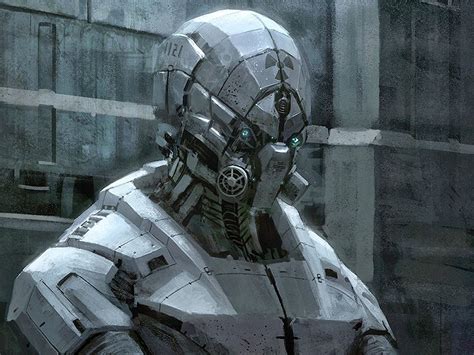 Wallpaper Robot Futuristic Soldier Science Fiction Screenshot
