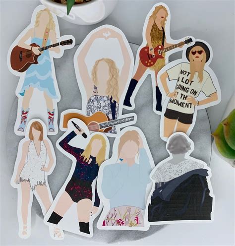Taylor Swift Eras Theme Die Cut Stickers Decal Folklore Etsy