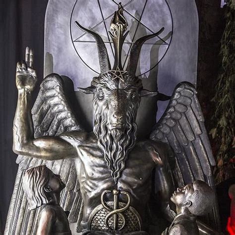 Inside The Satanic Temples Secret Baphomet Monument Unveiling Baphomet Satan Statue