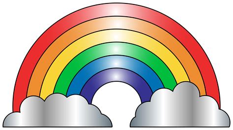 Clipart Colorful Rainbow