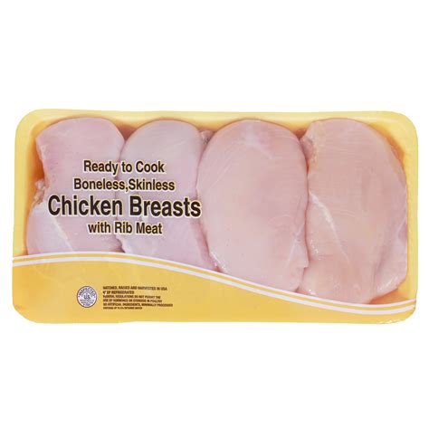 Fresh Boneless Skinless Jumbo Chicken Breasts Value Pack Shop