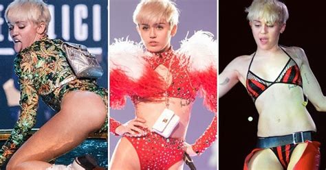 Showbizplus Miley Cyrus Bangerz Tour Is Full Of Twerking Booty And Foam Fingers