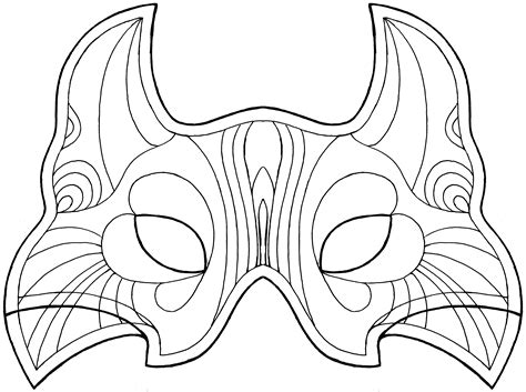 Quite small and would fit a young child or even a large doll or stuffed animal. 7 Best Images of Face Mask Patterns Printable - Butterfly ...