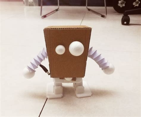 Diy Cardboard Dancing Robot 9 Steps With Pictures Instructables