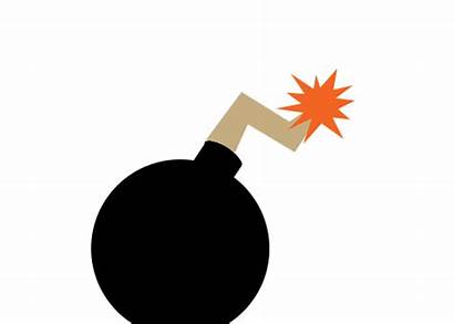 Bomb Cartoon Exploding Animated Clipart Explosion Bombe