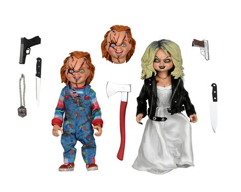 Neca Bride Of Chucky 7 Scale Action Figure Ultimate Chucky Tiffany 2 Pack Ubicaciondepersonas