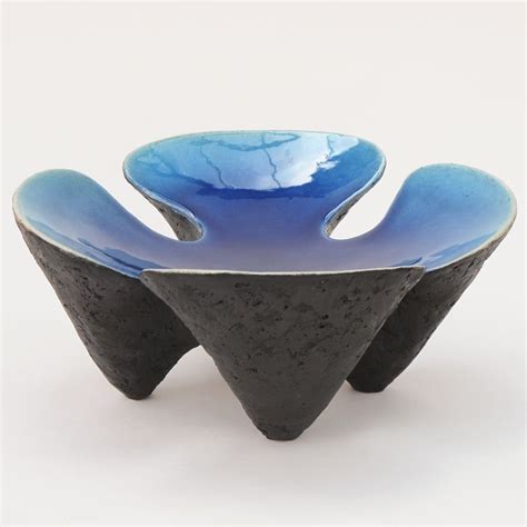 Brendan Adams Clover Leaf Dish Form Ceramics Modern Ceramics