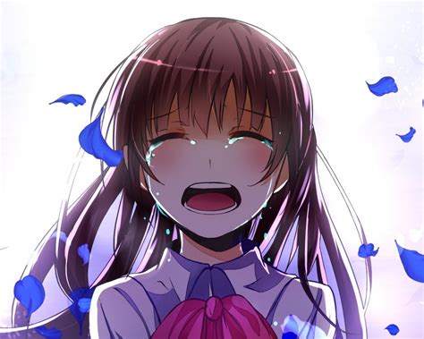 Free Download Download Wallpaper 1920x1080 Tears Crying Girl Anime Full