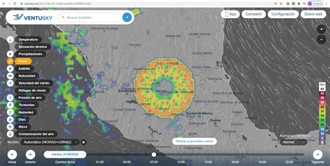 Anomalía sobre (Guanajuato) México aparece en el radar - Explicación