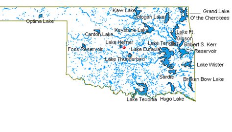 Fishing and recreation lake maps. Cats, Kids and Crafts: Visit Oklahoma Lakes