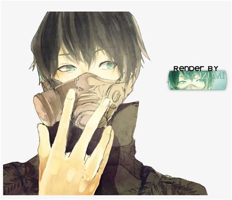 Anime Boy With Mask Clipart Anime Boy With Gas Mask Transparent Png 1000x703 Free Download
