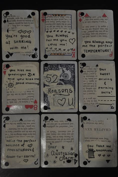 Just A Few Of The 52 Reasons I Love You That I Made Birthday Present