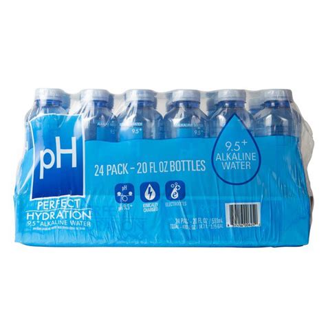 Perfect Hydration Alkaline Water 24 X 20 Fl Oz Costco Food Database