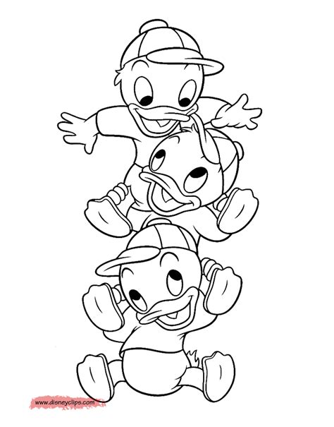 Ducktales Huey Coloring Pages