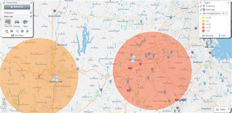 Free Radius Around A Point Map Rocklasopa