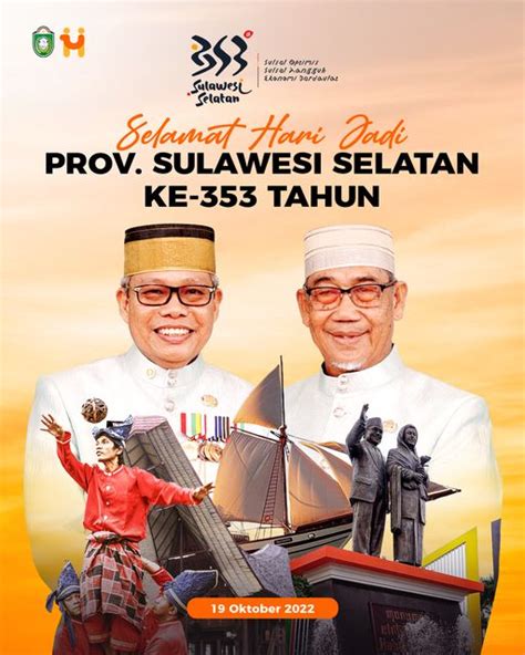 Selamat Hari Jadi Provinsi Sulawesi Selatan Ke Tahun Portal Web
