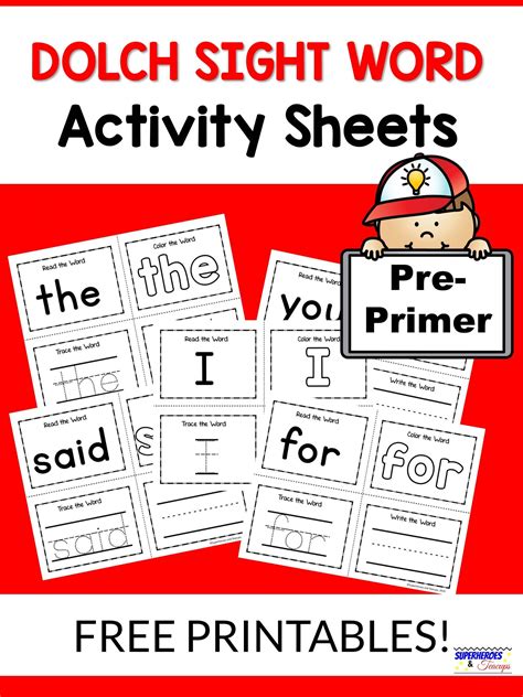 dolch pre primer sight word where printable worksheets hot sex picture
