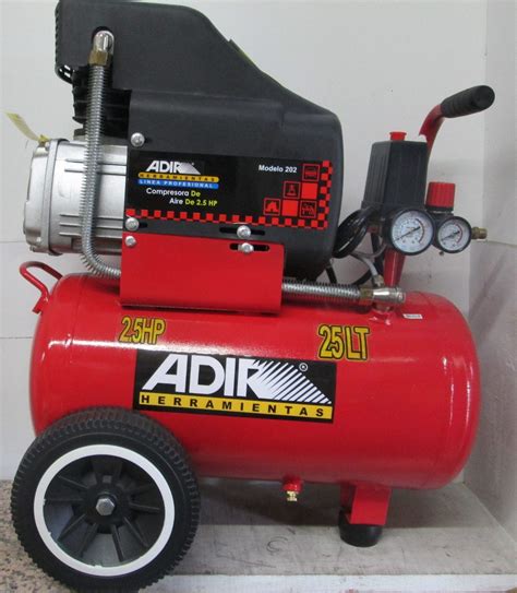 Compresor De Aire 25hp Con Tanque De 25lts Adir 202 349900 En