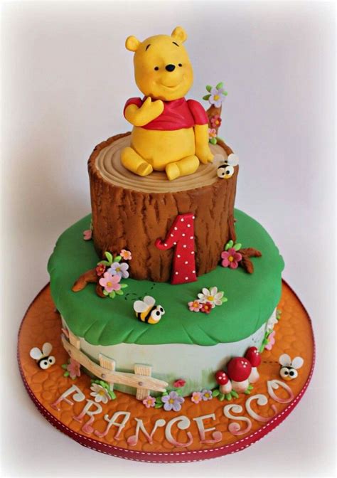 I can't take credit for the design. Winnie the pooh cake | Winnie the pooh cake, Boy birthday ...