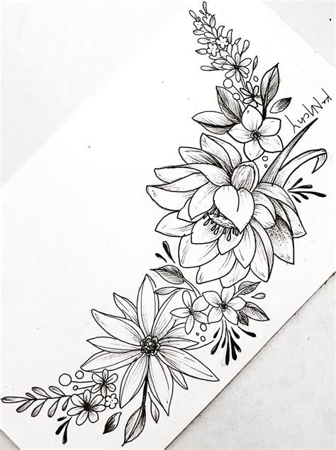 Https://tommynaija.com/tattoo/flower Designs Drawing Tattoo