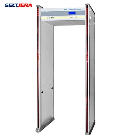 8 Zones Archway Walk Through Metal Detector Door Frame Gate For