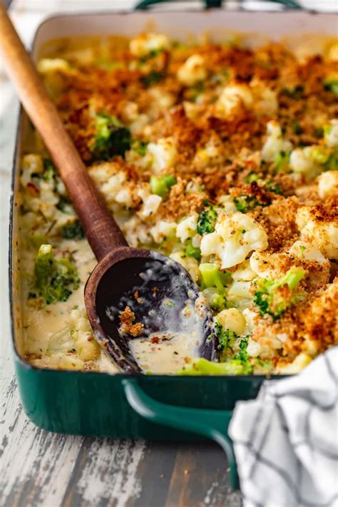 Cheesy Broccoli And Cauliflower Gratin Recipe Video