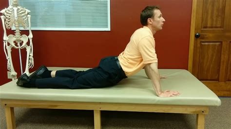 Mckenzie Method For Low Back Pain Sciatica Extension In Lying The Best Exercise Youtube