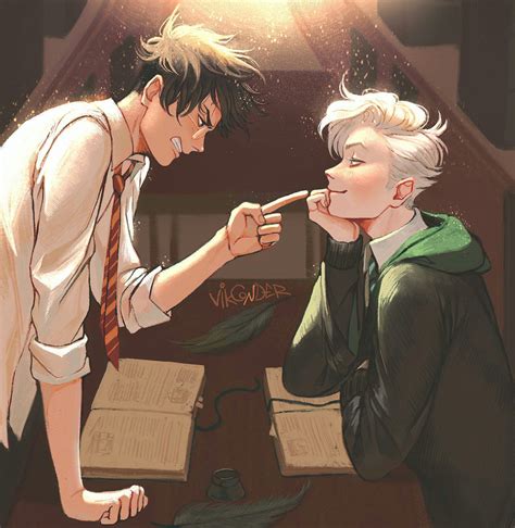 Drarry Fanarts Comics Harry Potter Anime Harry Potter