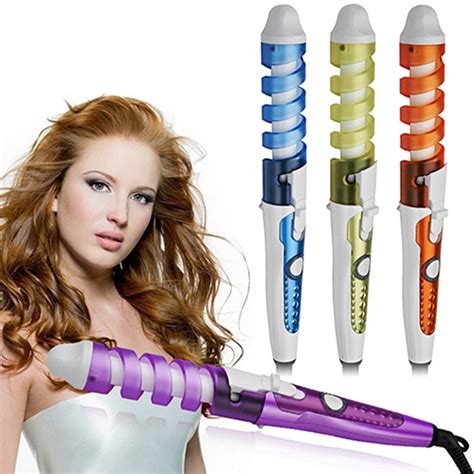new electric magic hair styling tool rizador de pelo hair curler roller pro spiral curling iron