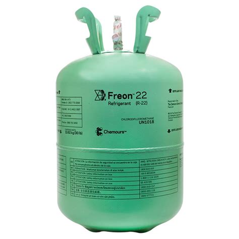 Gás Refrigerante Freon R22 13kg Chemours Refrigeração Cata Vento