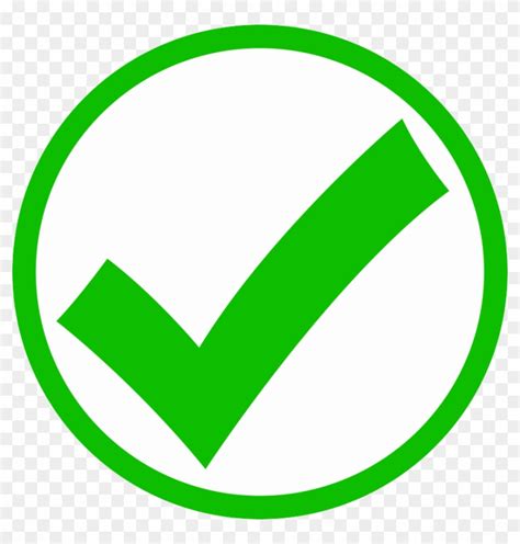 That is the correct answer, yes; Image Checkmark - Green Check Mark Circle, HD Png Download ...