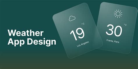 Weather App Design Figma