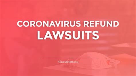 Coronavirus Refund Lawsuits Cancellations Memberships
