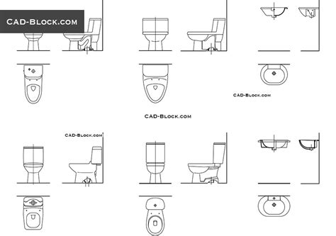 Sanitary Toilet Structure Detail D Model Cad Blocks Layout Autocad My